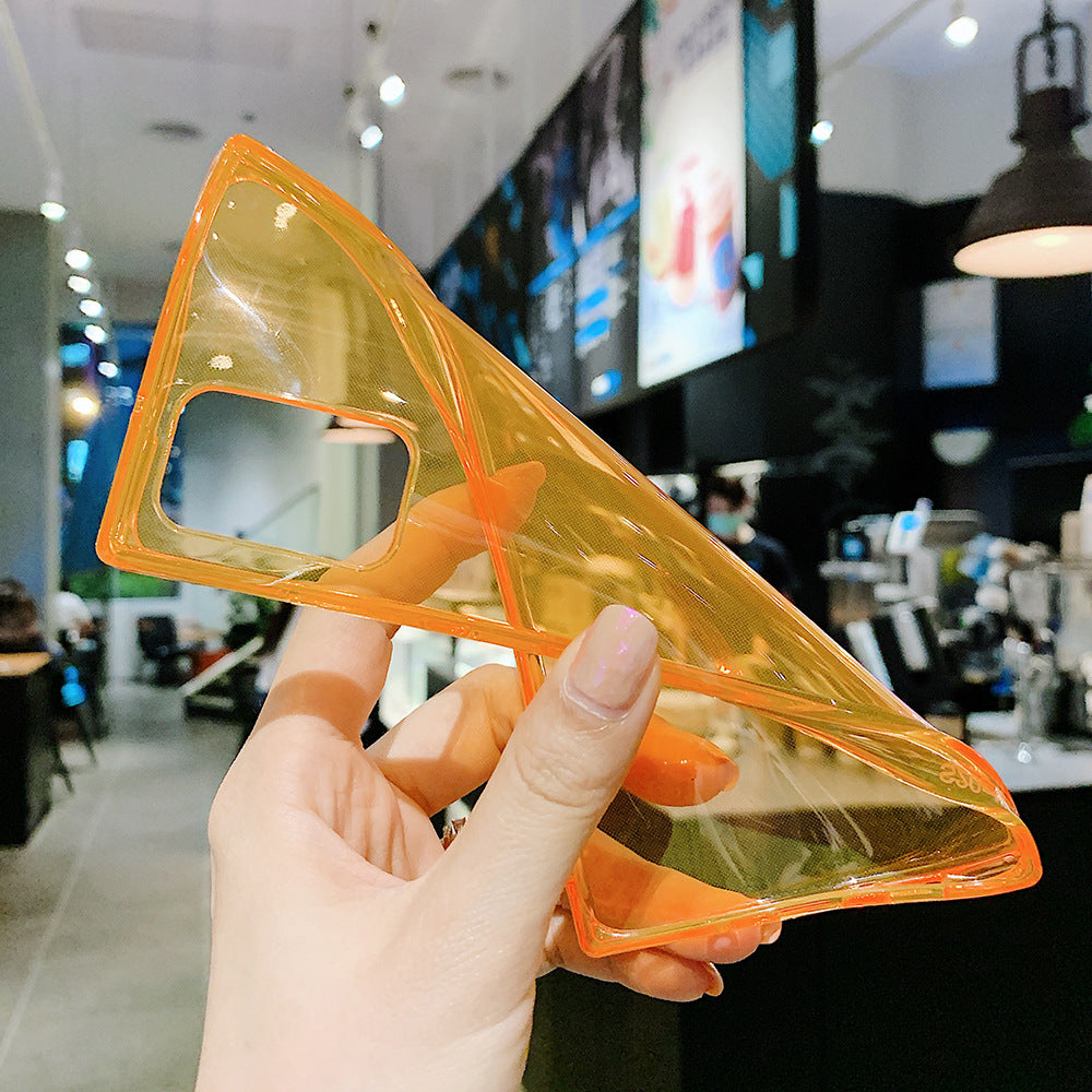 Boîtier de téléphone TPU carré transparent