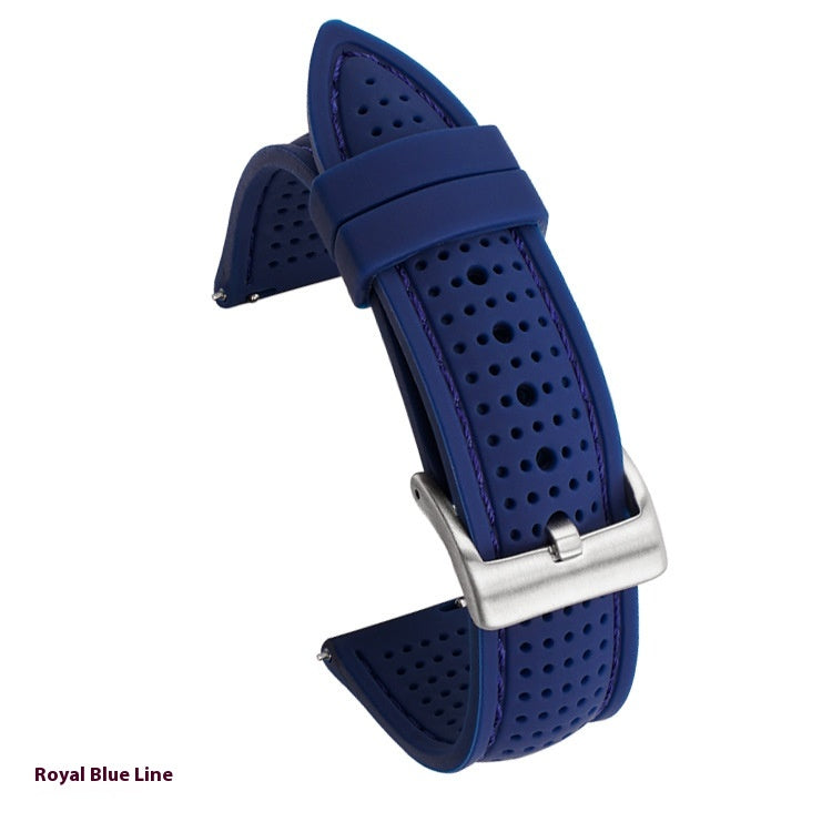 Convient pour la bande de montres avec la sangle de silicone de ligne
