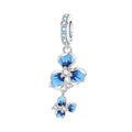 Lily de la vallée Iris et la fleur spinning bricolage bracelet pendentif accessoires