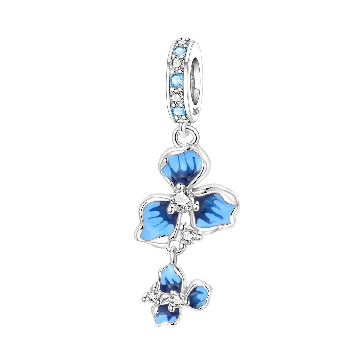 Lily de la vallée Iris et la fleur spinning bricolage bracelet pendentif accessoires