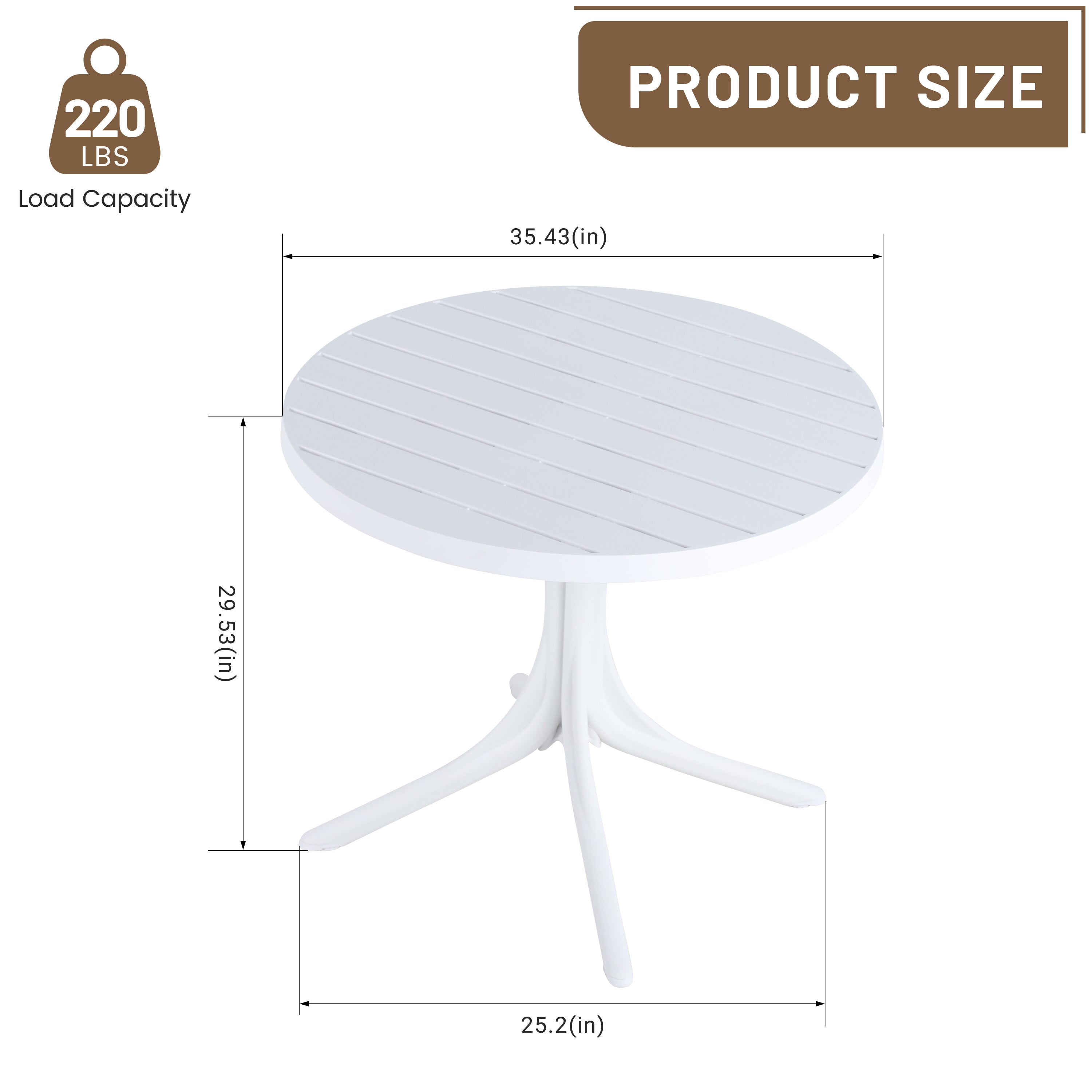 Été - 4-Pack Chaises de bloc de couleur rayé moderne - Siège PP étanche et jambes en métal robuste