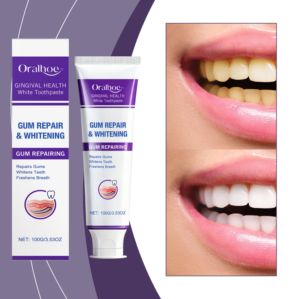 Éclairage et réparation de soins de la mâchoire Dentifrice 1 00g