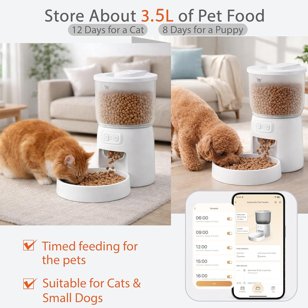 Wi-Fi Waithem Automatic Cat Feeder