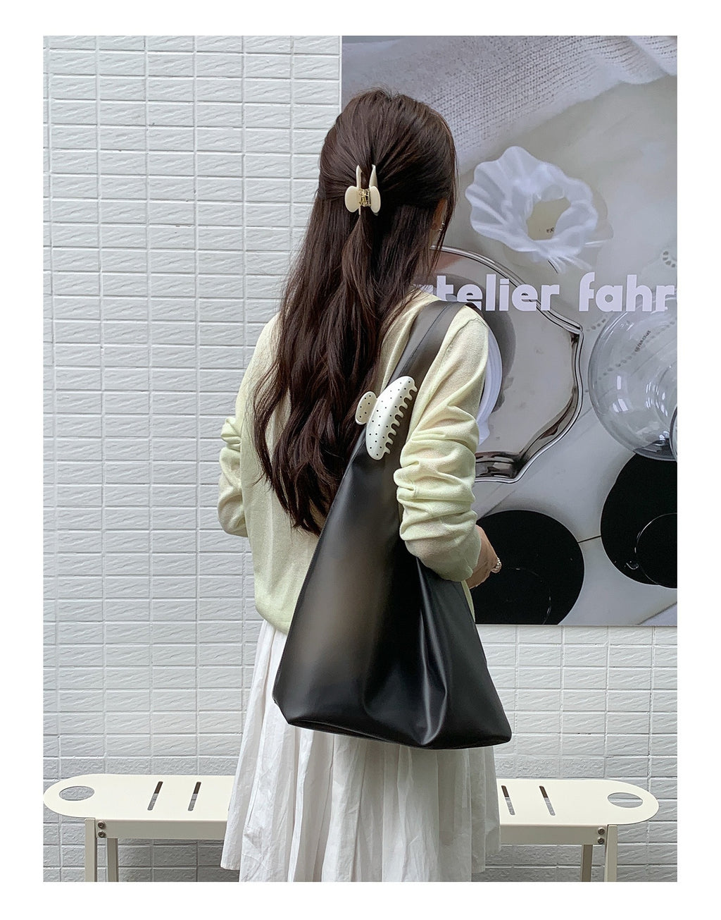 Mode de style coréen Grande capacité Transparent Jelly Bag
