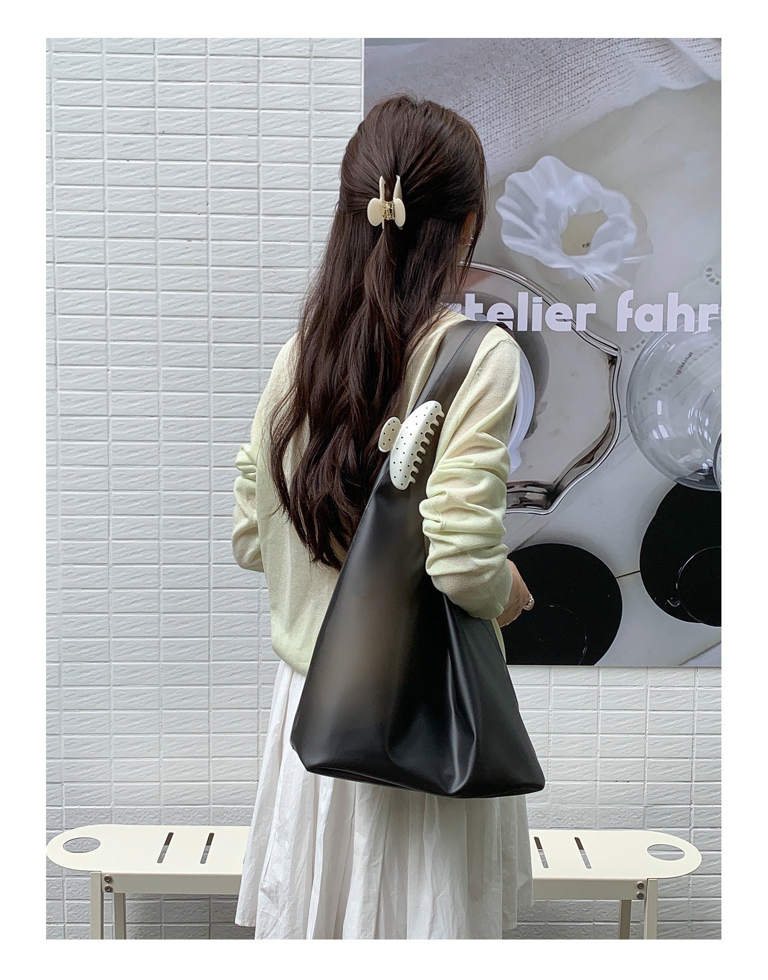 Mode de style coréen Grande capacité Transparent Jelly Bag