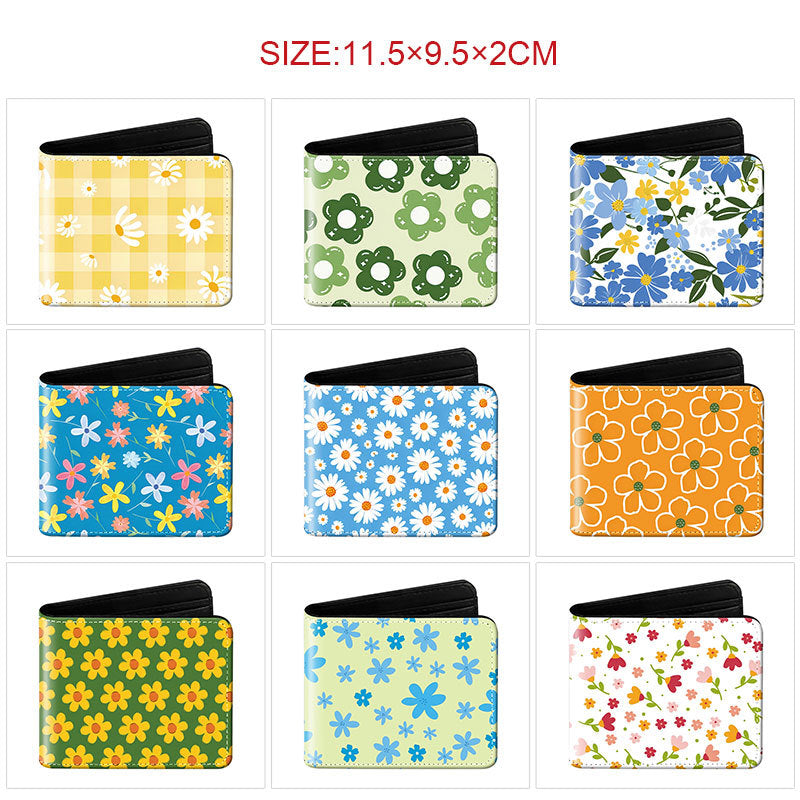 Wallet à thème floral
