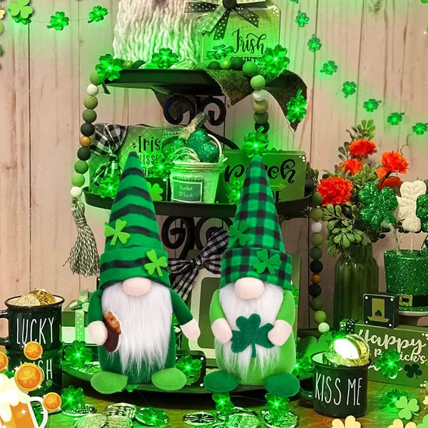 Décorations Gnomes de St Patricks Day
