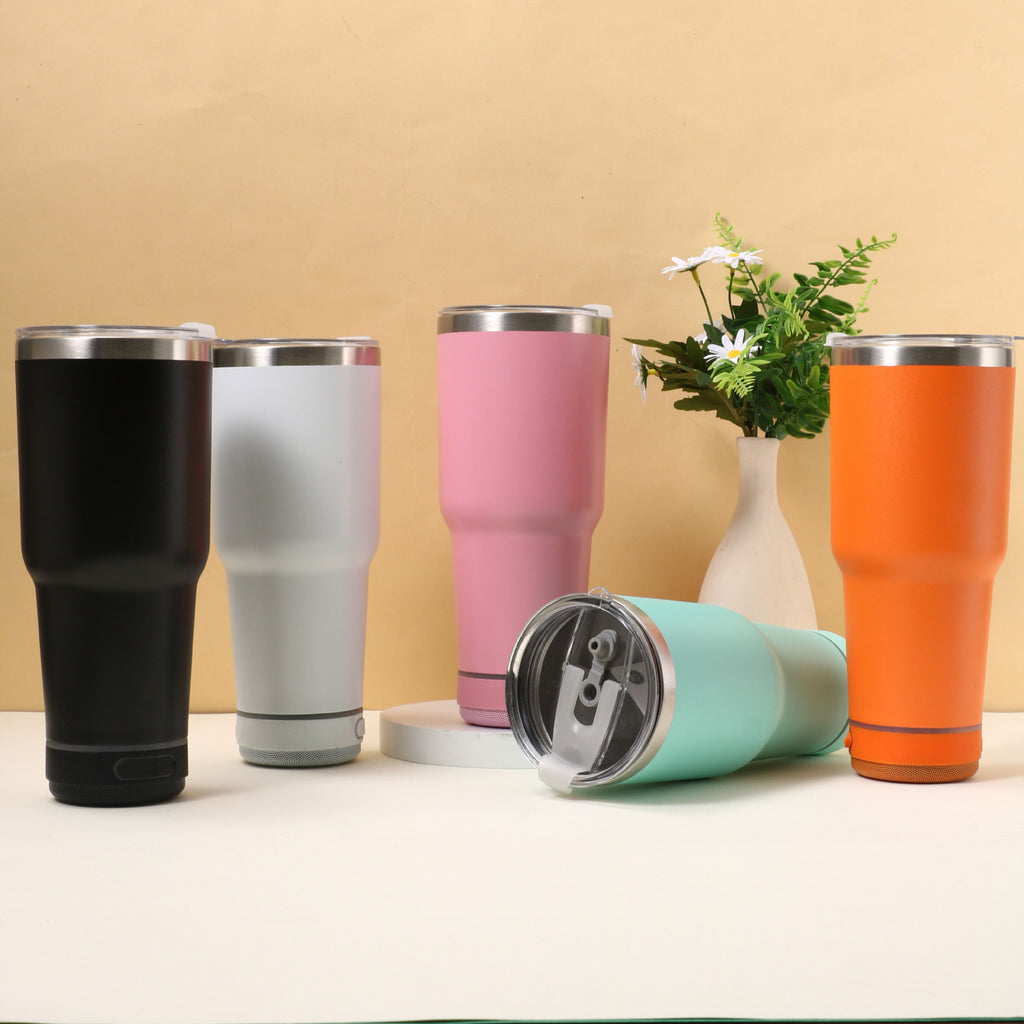 30oz Bluetooth Audio Cup 304 acier inoxydable