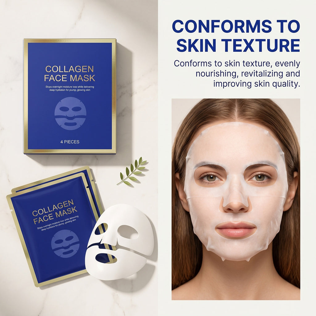 Masque visage de collagène