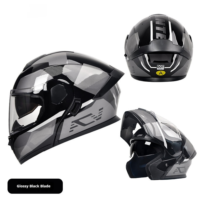 Casque de sécurité de moto électrique AD est adapté pour toutes les saisons