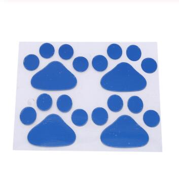 Empreintes, panda, panda, empreintes, autocollants pare-chocs