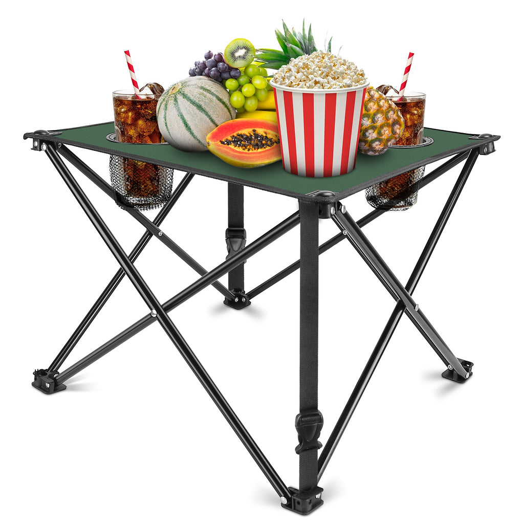1Pc 2Pc Options Table de camping pliable Table de pique-nique portable Bureau de voyage léger avec