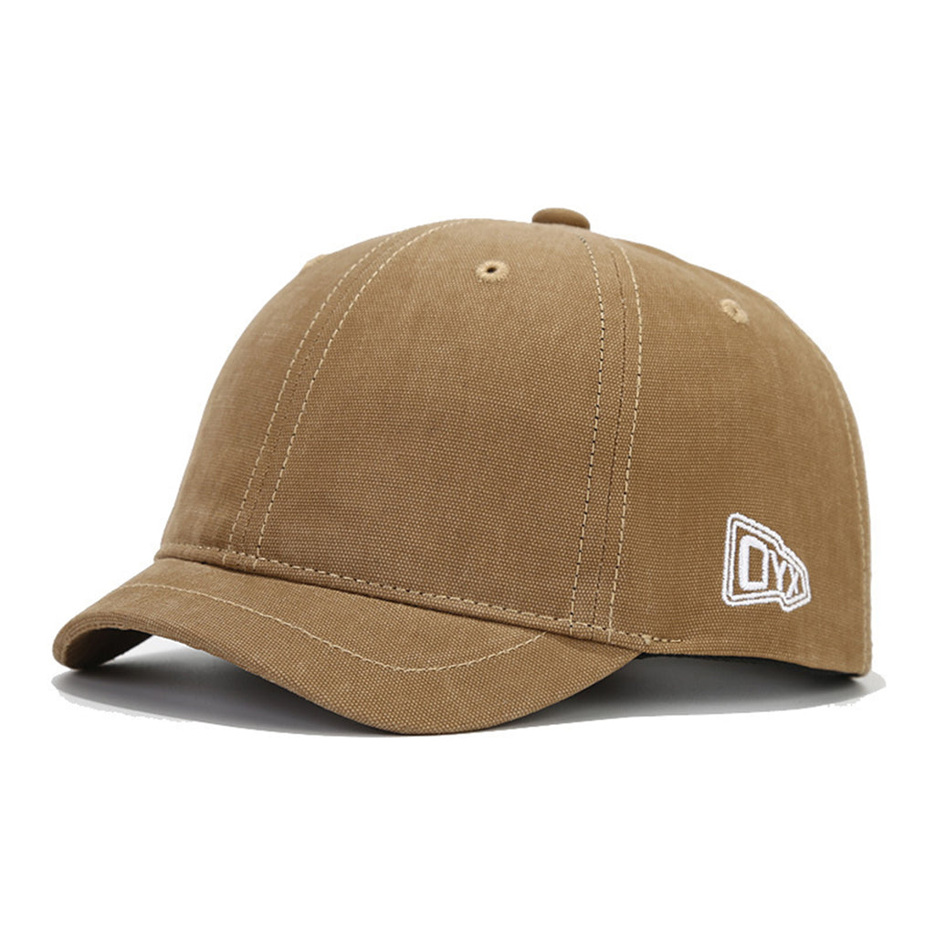 Men's Solid Color Embroidered Letter Short-Brim Casual Sportswear Style Baseball Cap