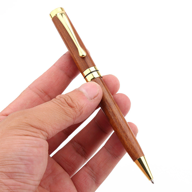 1PC Stylo de Rollerball d'affaires signe stylo bois