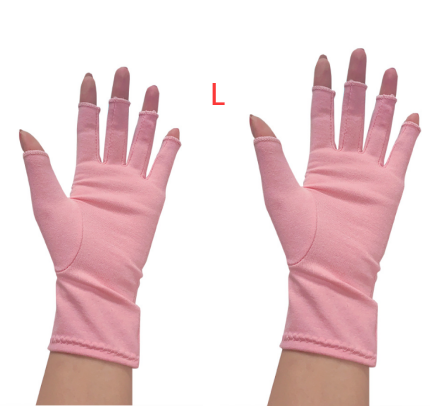 Soins de santé respirants Gants à moitié doigts