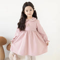 Robe de jeune fille à manches longues d'automne