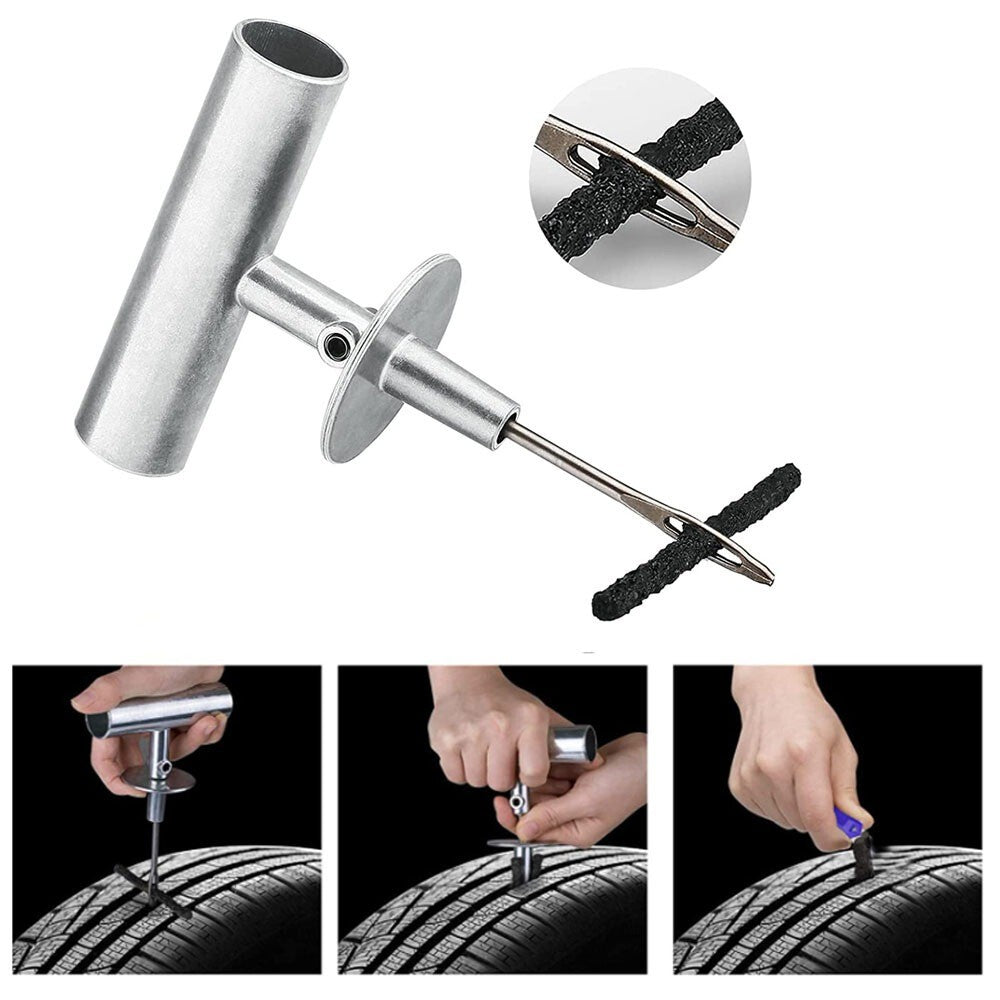 68Pcs lourd de série pneumatique Poncture Kit de réparation Outil Tubeless voiture bande de roulement de pneus