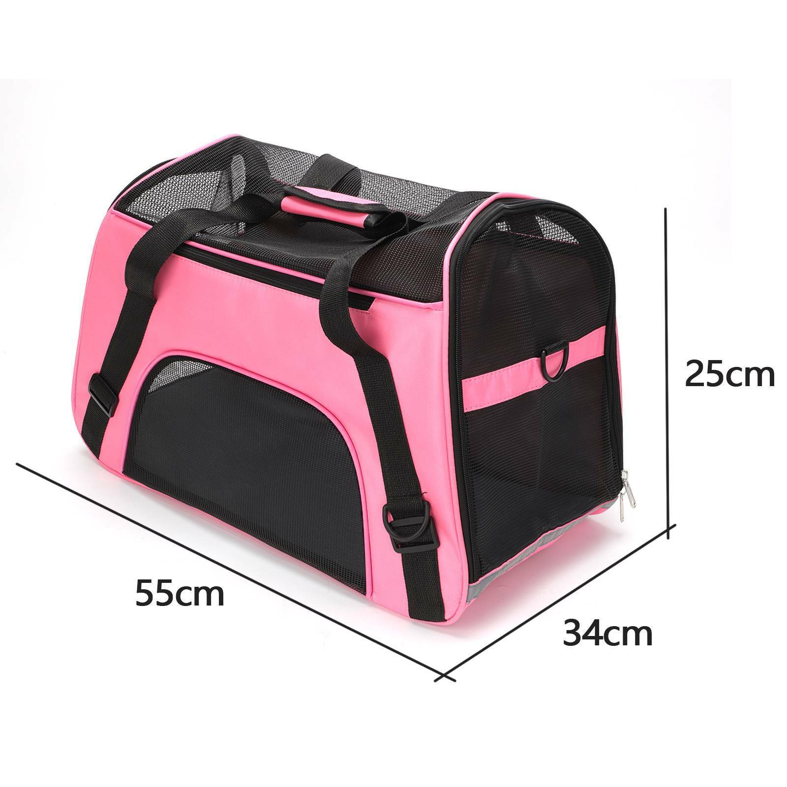 Grand sac de transport d'animaux de compagnie AVC Portable Soft Fabric Pold Dog Chat Puppy Travel Bag