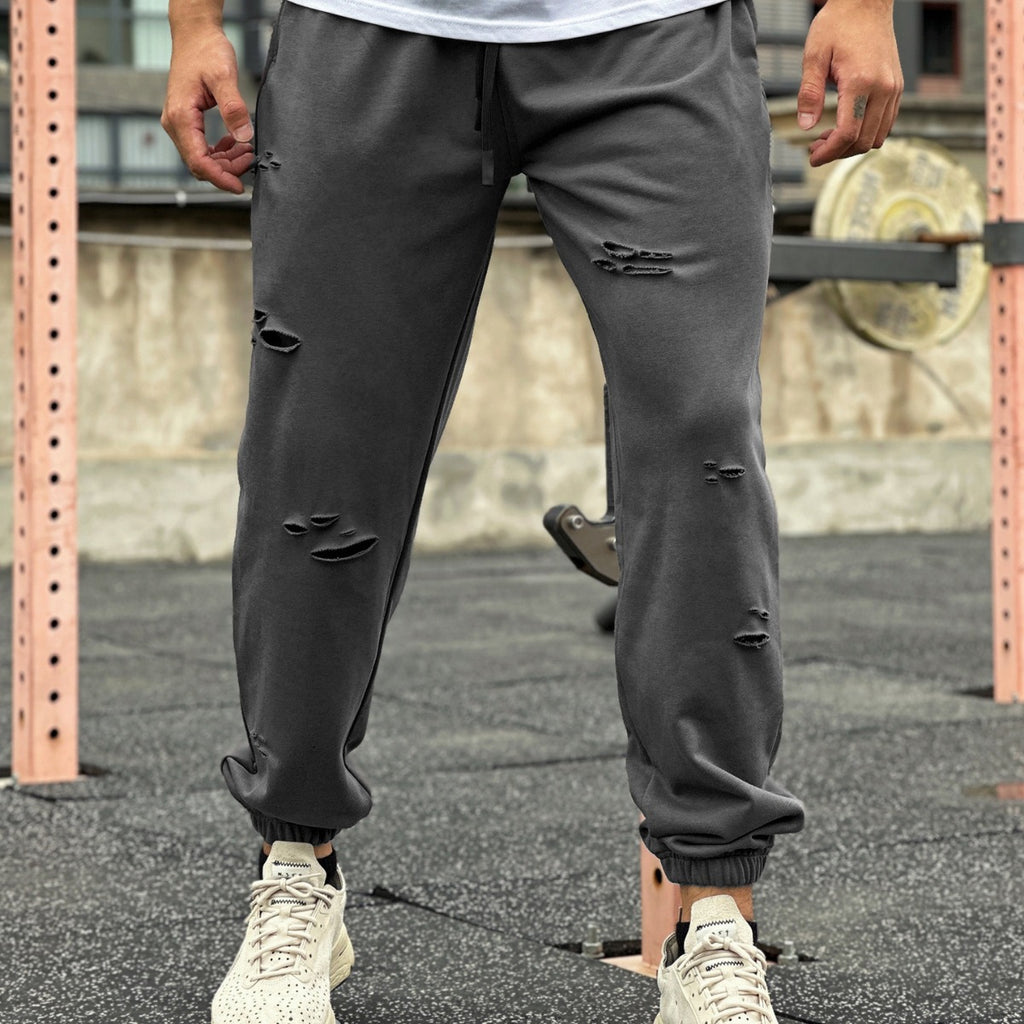 Pantalons de jogging à mâchement de sweat