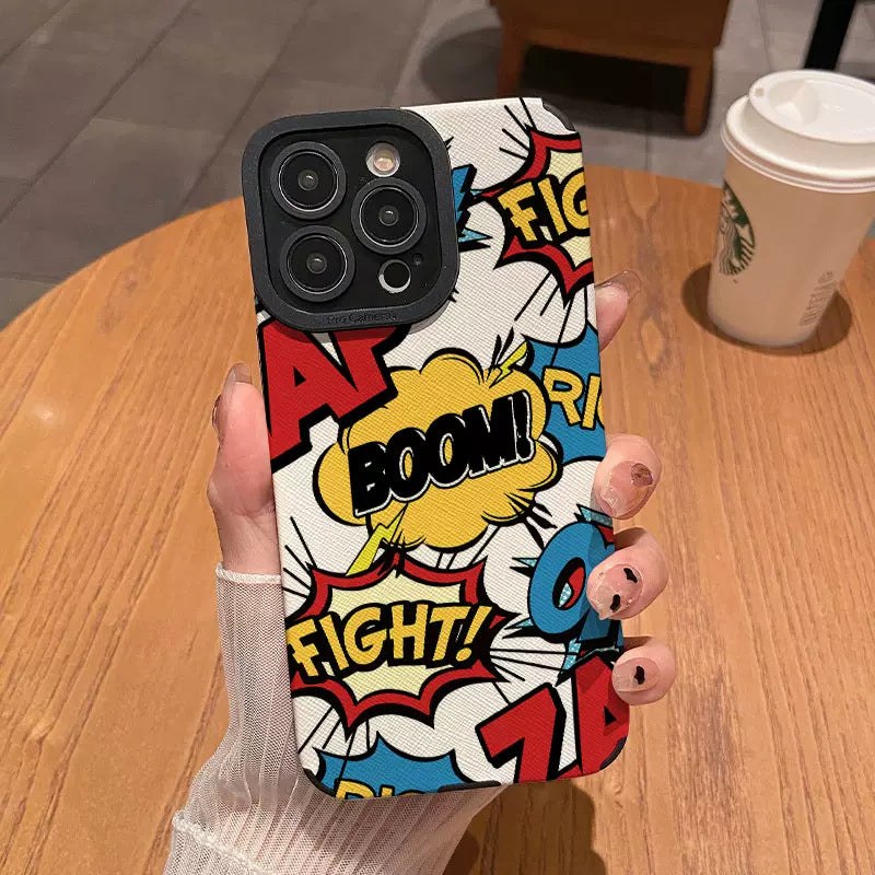 Boîtier de téléphone Style en cuir Silicone Étui de téléphone tout compris
