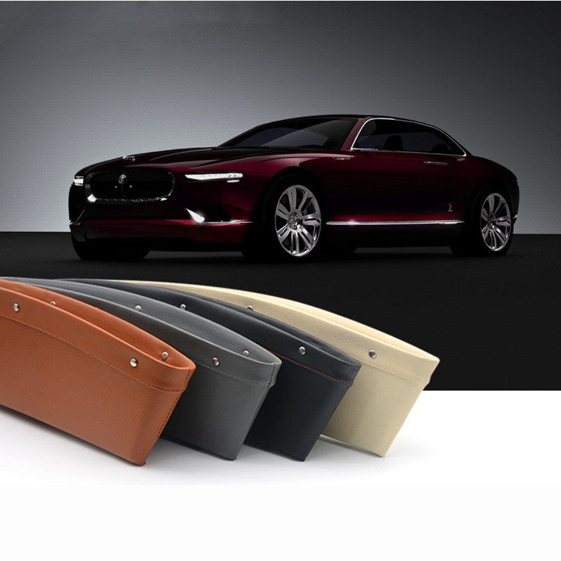 Car Organizer Box Caddy Catcher PU Leather Seat Gap Sac de rangement