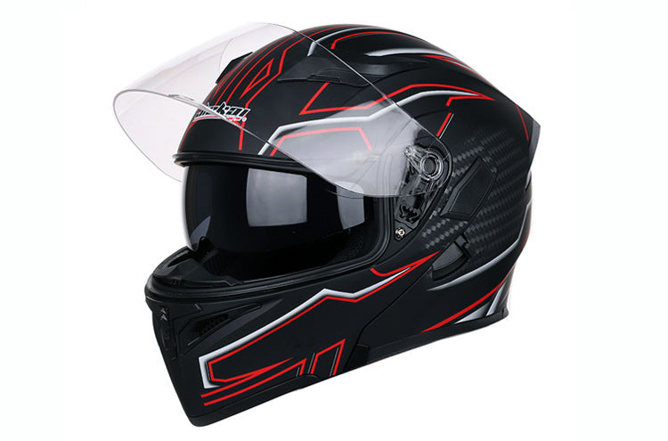 Casque de course moto casque