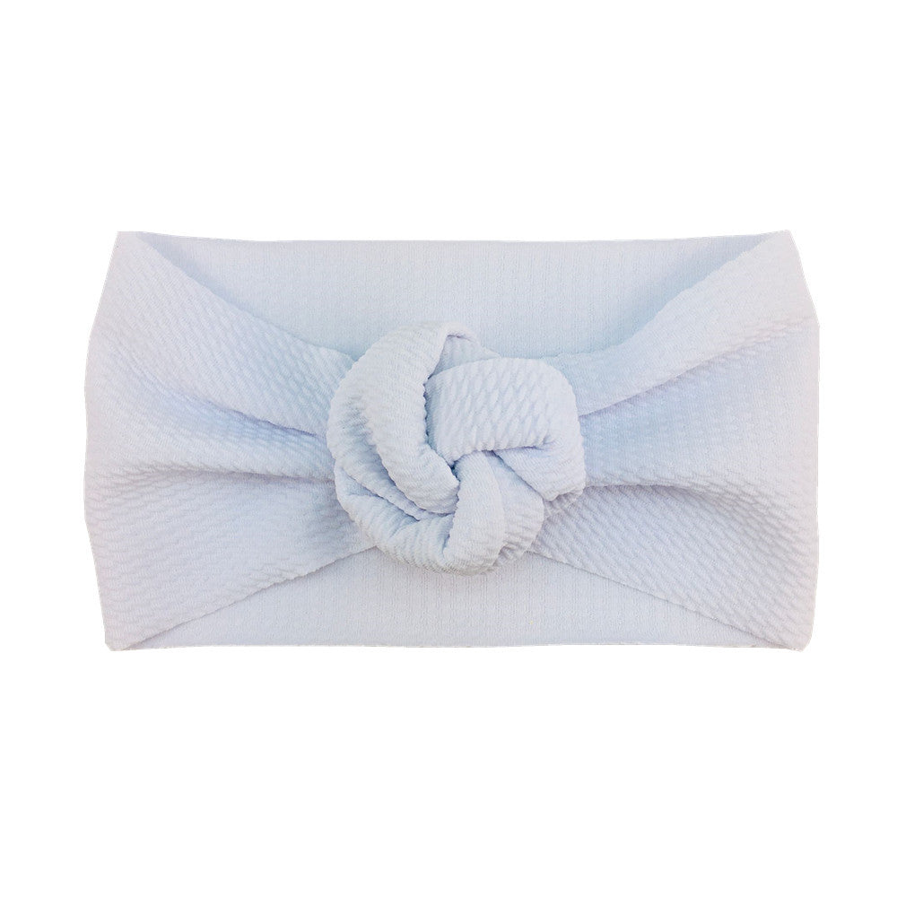 Bébé Twill Bubble Rose fleur bandeau Instagram style enfants accessoires de cheveux