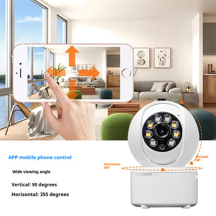 1080p Bluetooth Surveillance HD Home Caméra Panorama double lumière