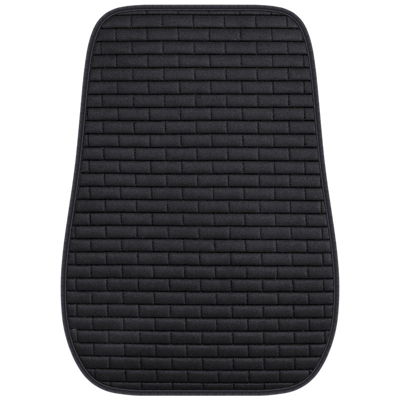 Coussin de siège de voiture en lin Plaque de protection de trois pièces