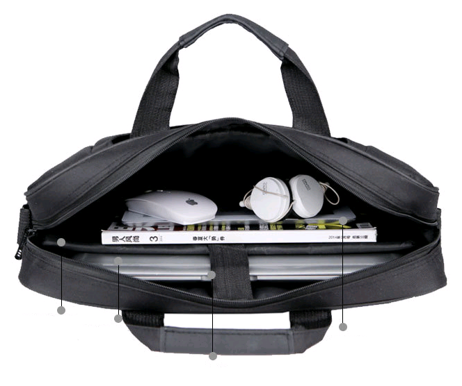 Sac d'ordinateur 15 pouces 15.6 pouces sac portable ASUS diagonal épaule sac portable portable