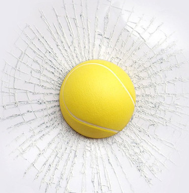 3D stéréo football basketball tennis baseball tennis fou voiture verre véhicule automobile Supplie