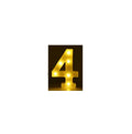 Lumineux LED Letter Number Night Light Anglais Alphabet Number Batterie Lampe Romantique Weddi