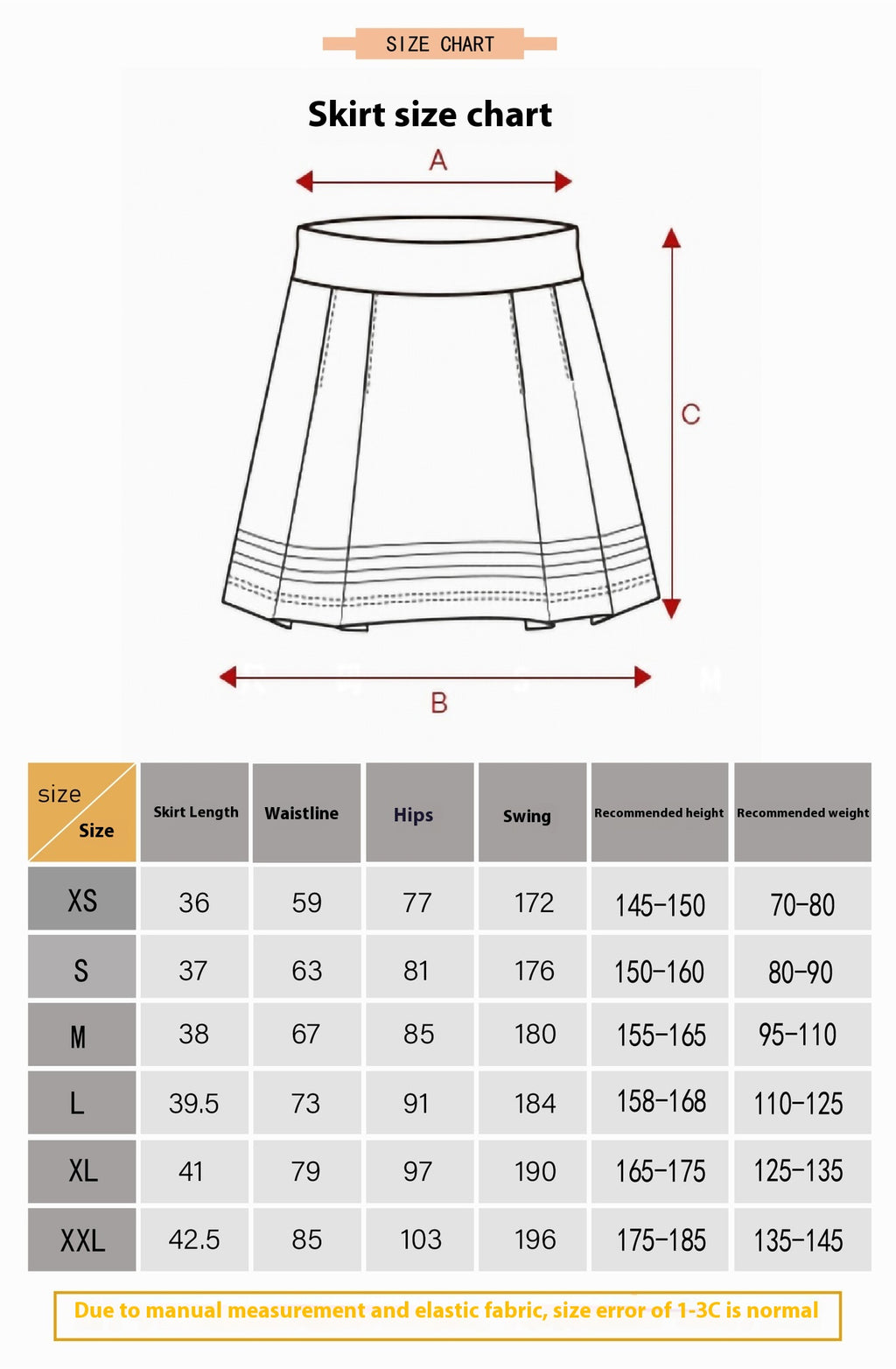 Jupe de sport respirante badminton de golf de demi-longueur haute taille pour femme