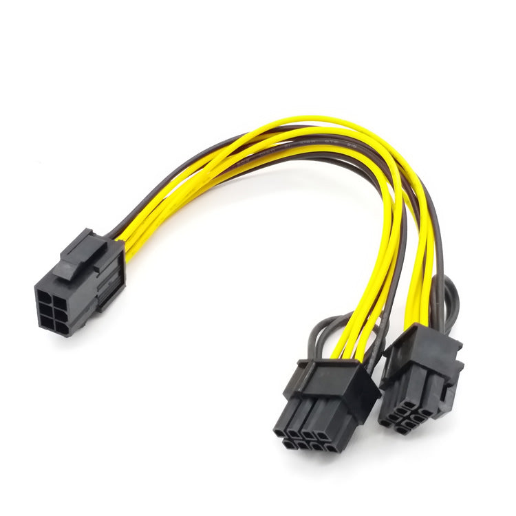 6P to Dual 8P Graphics Power Cable 6P to 62 Graphics Power Cable