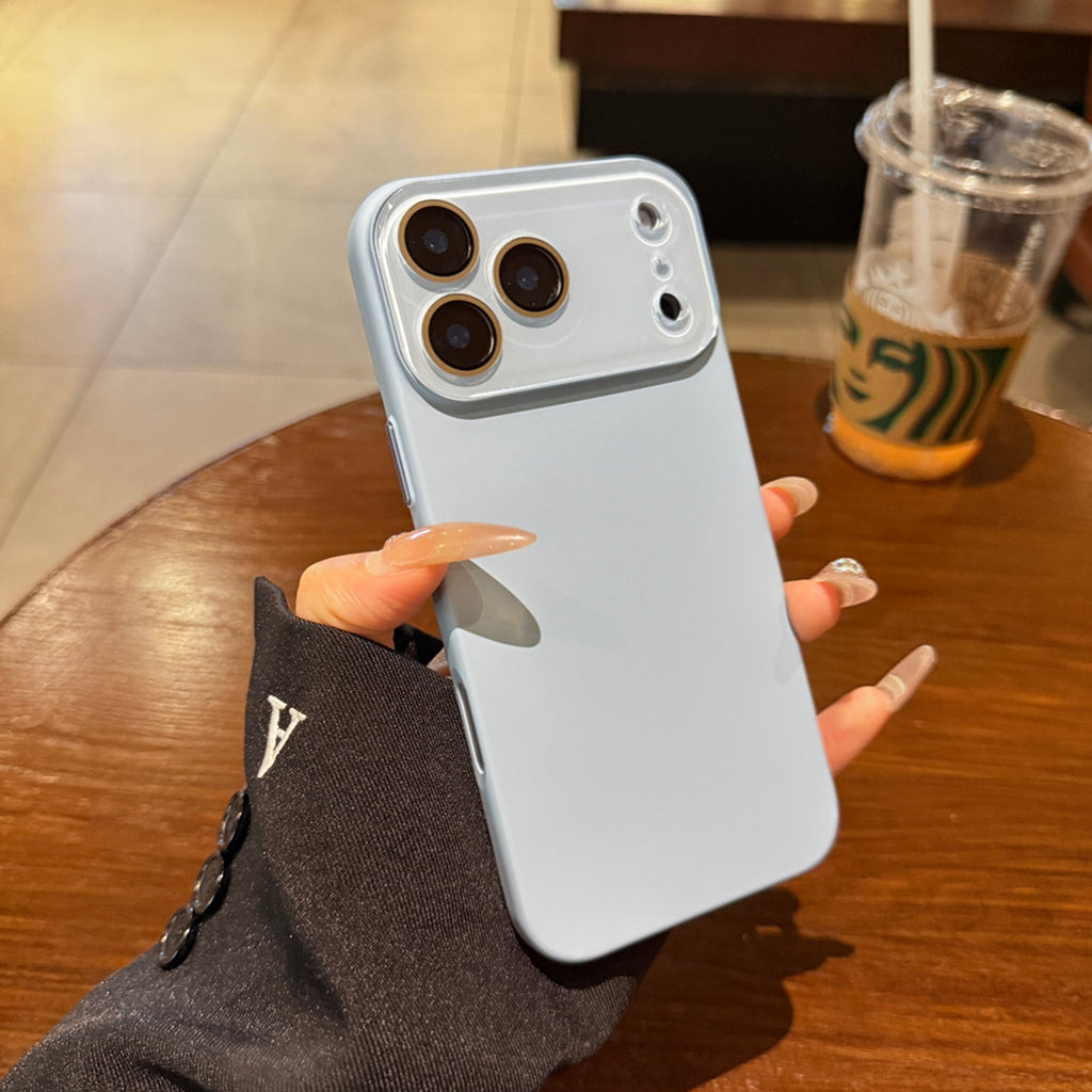 Matte Solid-color Skin-feel Crystal Full-body Lens-protecting Phone Case