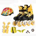 Adjustable Children's Single-Wheel Roller Skates PU