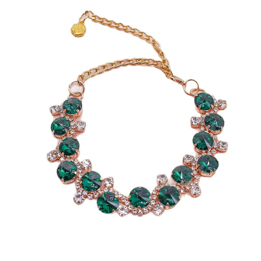 Chat et chien Gem Pearl Collier Princesse