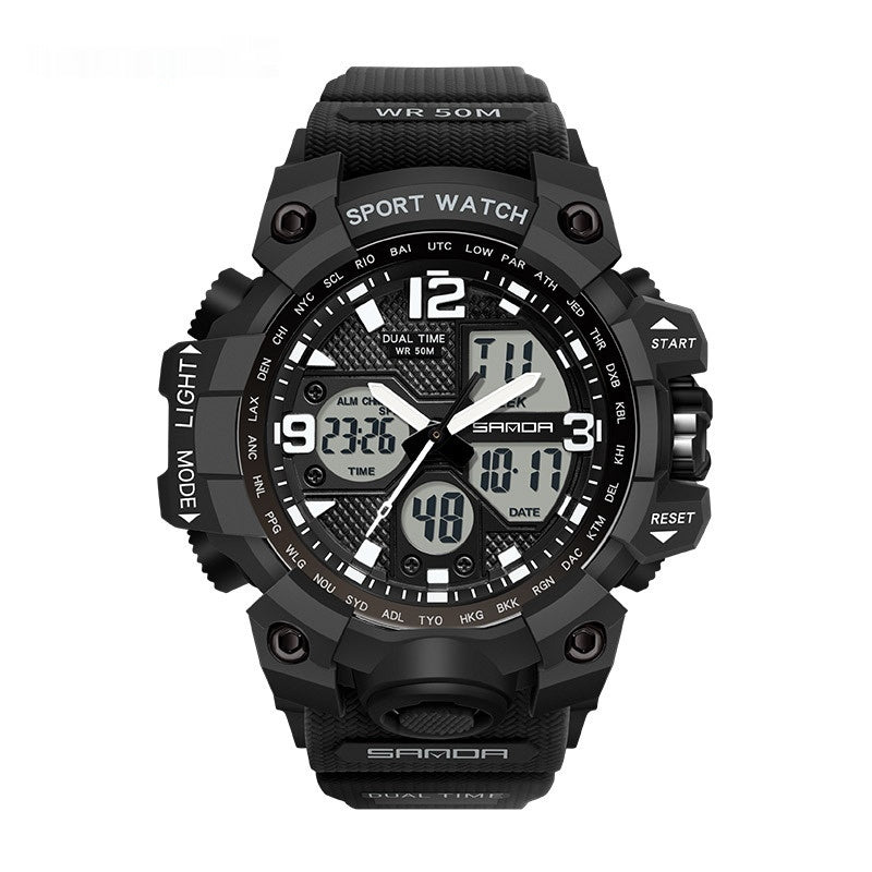 Électronique Jeunes Étudiant Mode Tendance Cool Montre pour hommes