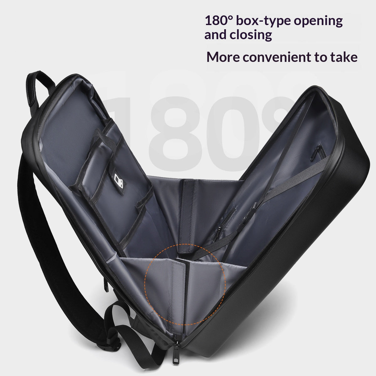Sac à dos de vélo à coque dure pour hommes
