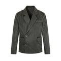 Blazer de style vintage avec fermeture avant Diagonal et fermoir métallique