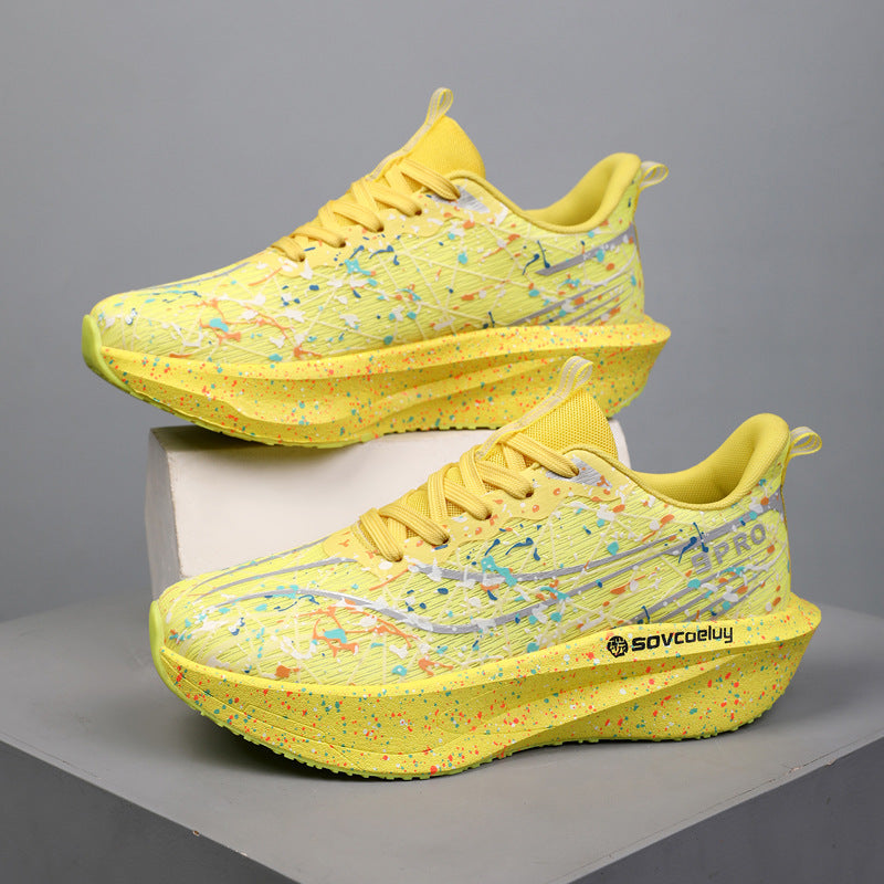 Marathon Running Carbon-Plate Noctilucent Mode Sneakers