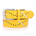 Ceinture pour femmes Un design à la mode de style coréen en Strass