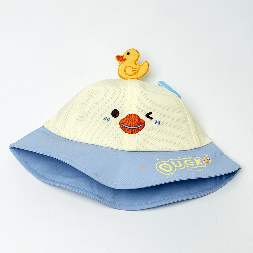 Style enfant Patchwork Tête de canard jaune avec visage de canard cartoon. Confortabl