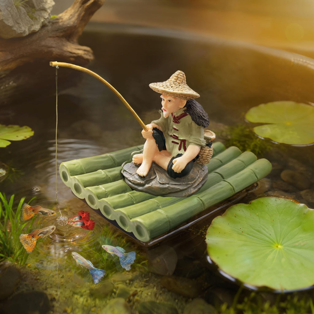 Décor d'aquarium flottant 2-en-1