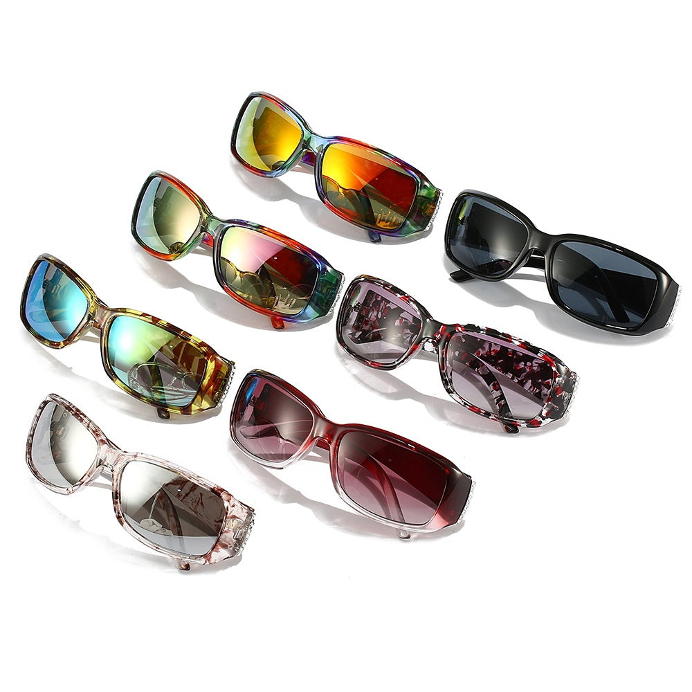 Lunettes de soleil à tendance rétro-protection UV pour les parties