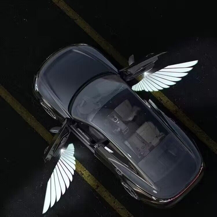 Lampe de projection sans fil de lumière de l'atmosphère de voiture Sill de porte