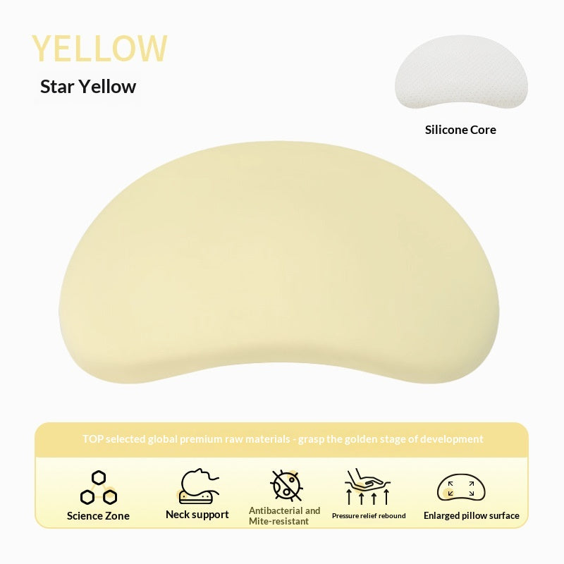 Oreiller en silicone lavable pour enfants