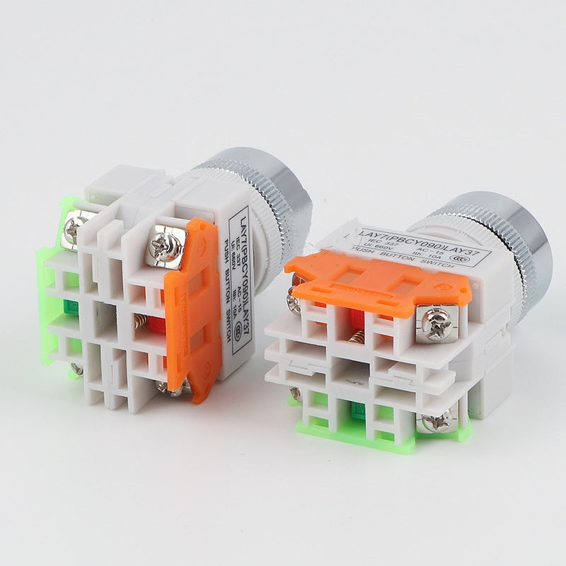 Bouton plat portable avec verrouillage automatique