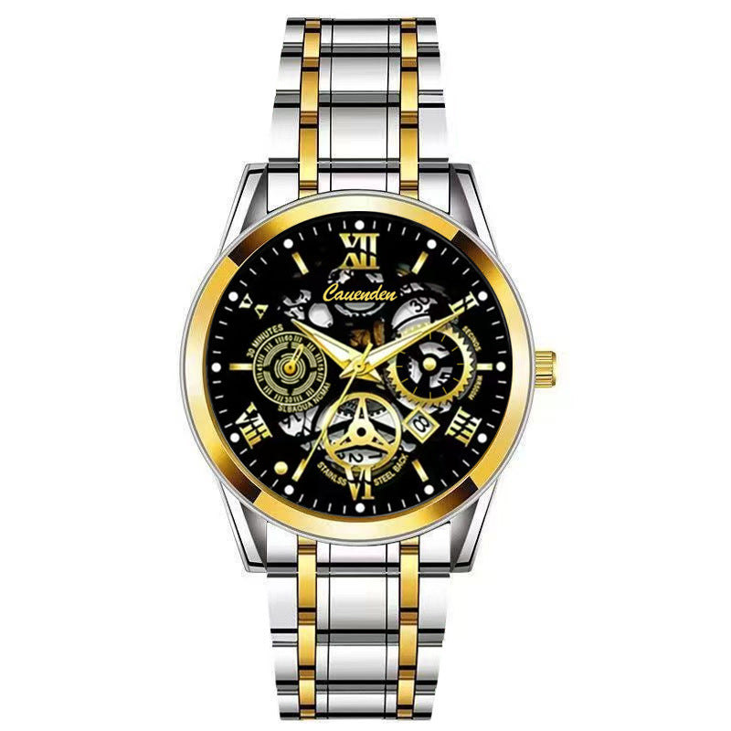 Imperméable Luminous Hollow Out Mens Watch