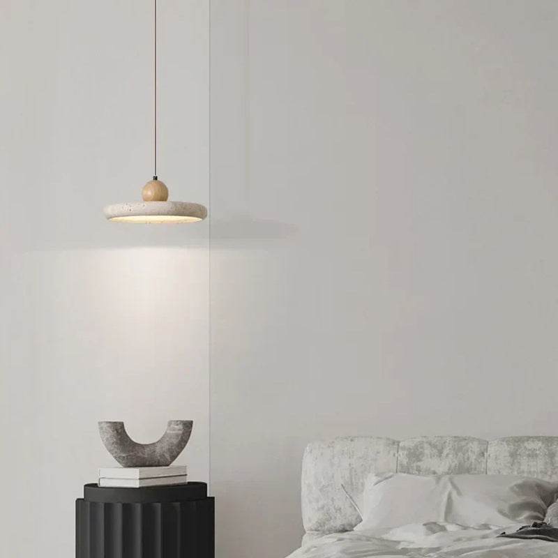 Moderne Minimalist jaune Cave Stone Pendentif lumière